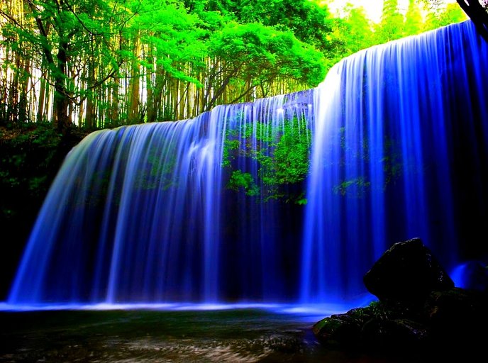 beautiful-blue-waterfalls